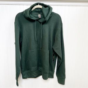 Xersion NWT Dark Green Pullover Kangaroo Pocket Hoodie Men’s Size Medium